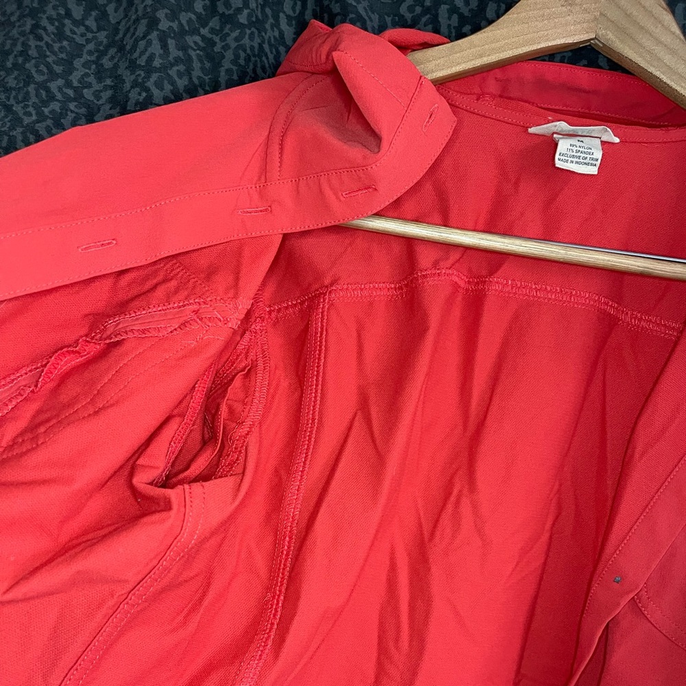 Duluth Rain jacket coral orange Medium perfect condition - Picture 7 of 10